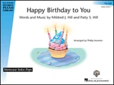 Happy Birthday to You piano sheet music cover